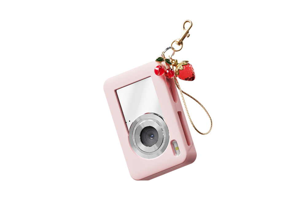 Protective Silicone Case + Bag Charm