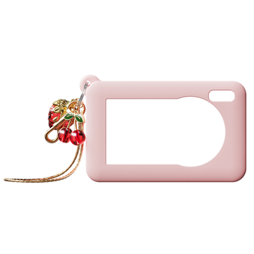 Protective Silicone Case + Bag Charm